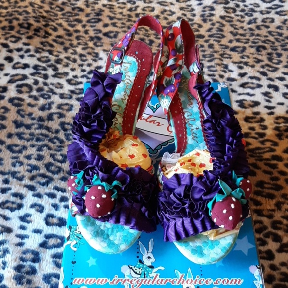 Irregular Choice Raspberry Ripples - Picture 3 of 6